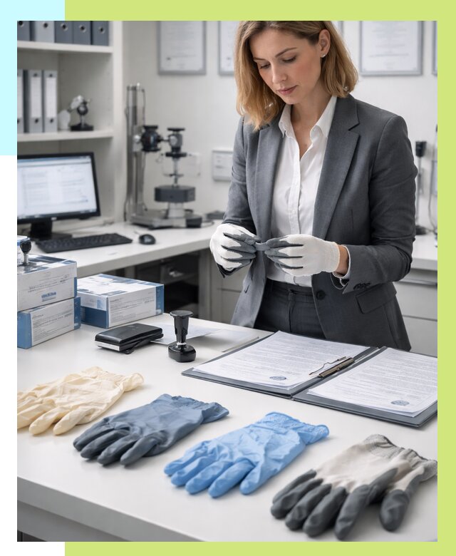 Сертификация перчаток в Пугачёве от 8636 р. | Алешин-Пгч