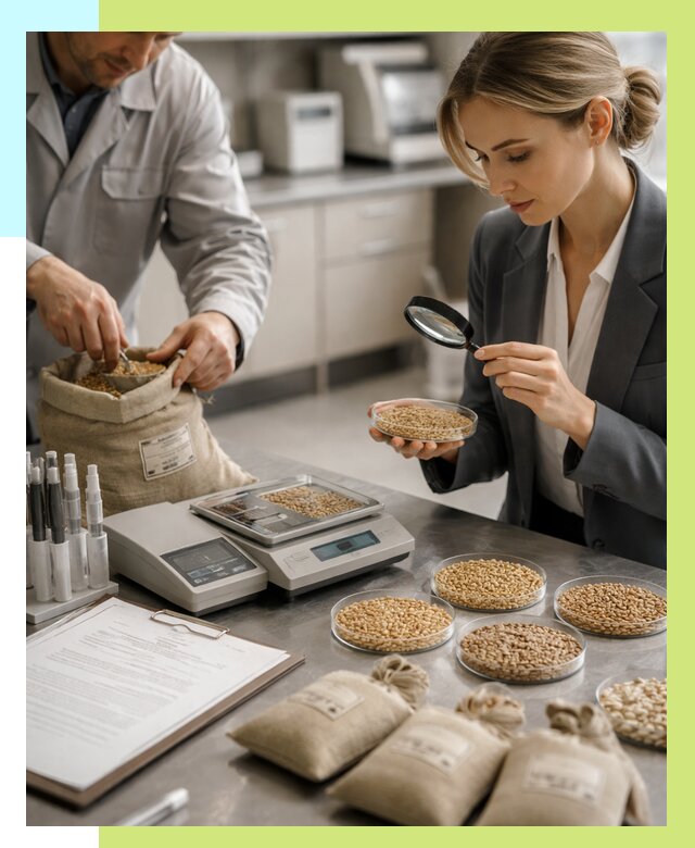 Сертификация зерна в Пугачёве по цене от 15240 р. | Алешин-Пгч