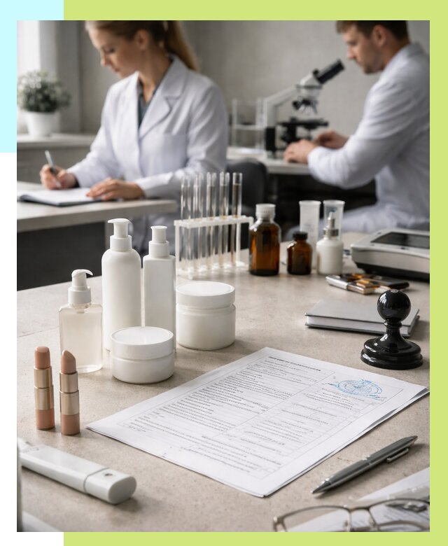 Сертификация косметики в Пугачёве от 20320 р. - Алешин-Пгч