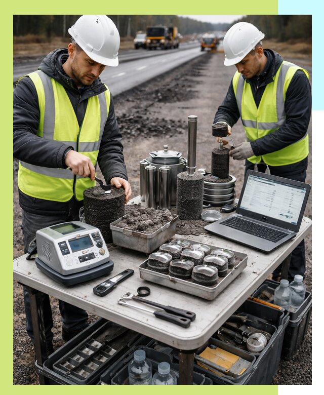 Сертификация асфальта: испытания и подтверждение в Пугачёве