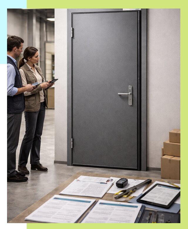 Сертификация противопожарных дверей в Пугачёве от 9144 р. | Алешин-Пгч