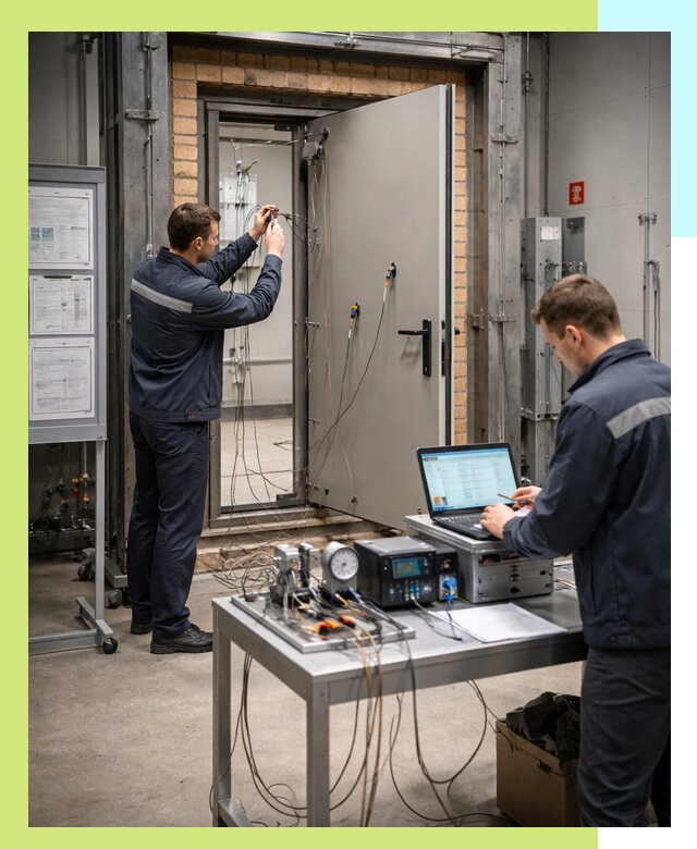 Сертификация противопожарных дверей в Пугачёве по ГОСТ и ТР