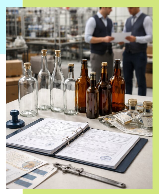 Сертификация стеклянных бутылок в Пугачёве от 25400 р. | Алешин-Пгч