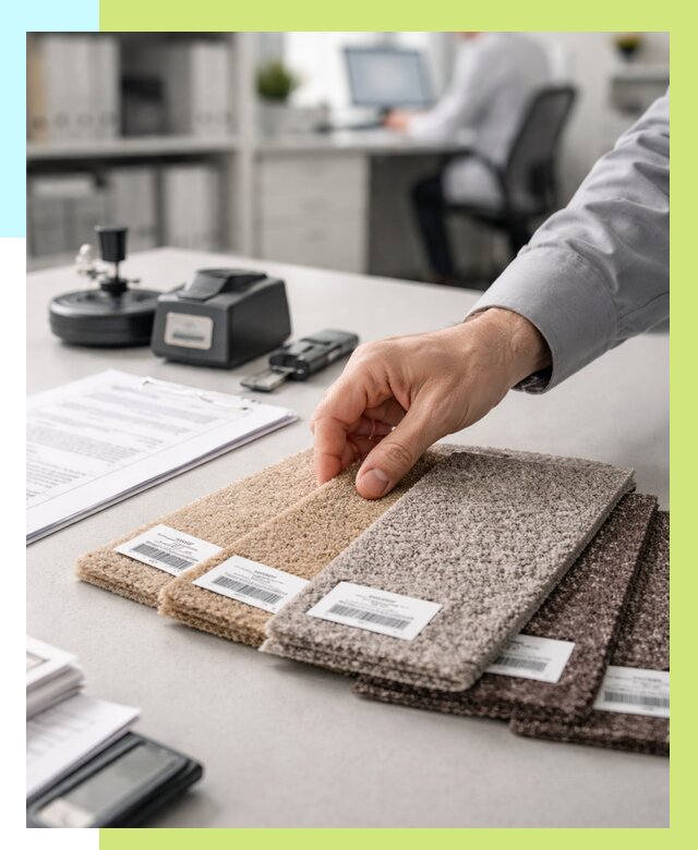 Сертификация ковролина в Пугачёве от 15240 р., Алешин-Пгч