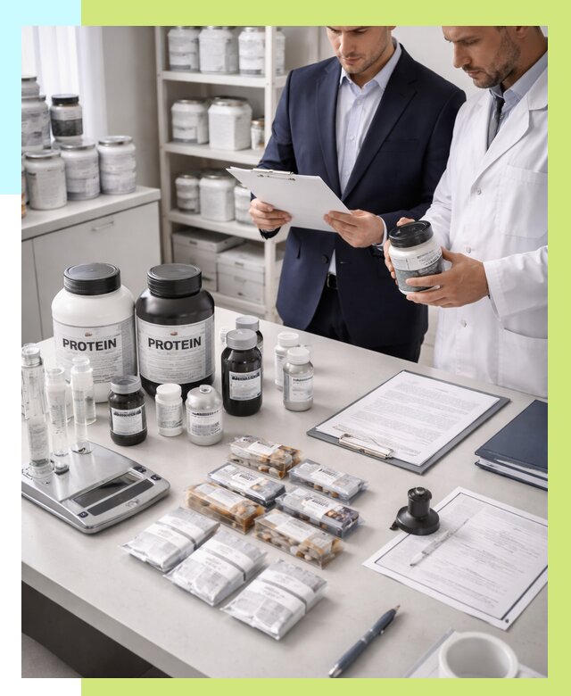 Сертификация спортивного питания в Пугачёве от 15240 р., Алешин-Пгч