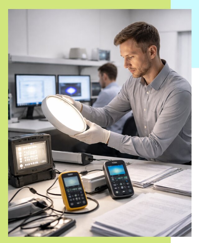 Сертификация светильников в Пугачёве: испытания и оформление