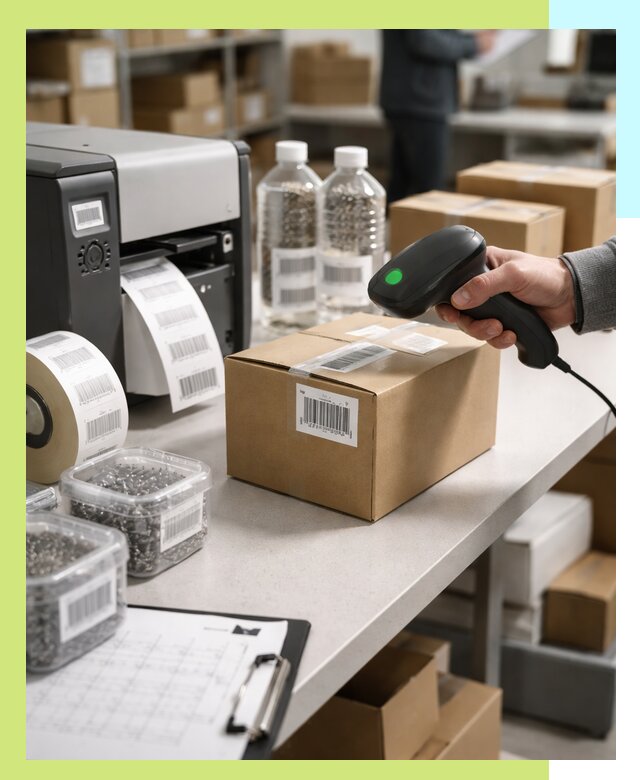 Штрихкодирование продукции и маркировка для продажи в Пугачёве