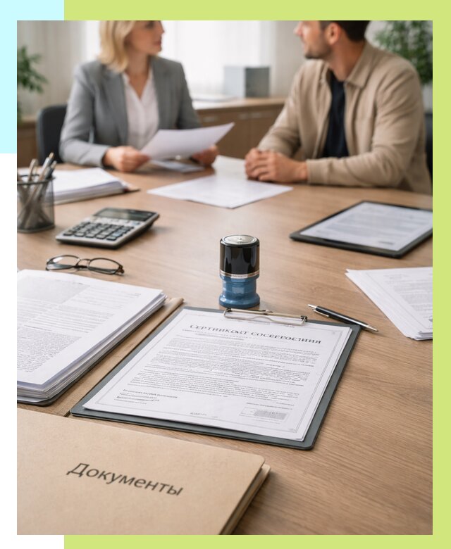 Сертификат соответствия на продукцию в Пугачёве от 15240 р.|Алешин-Пгч