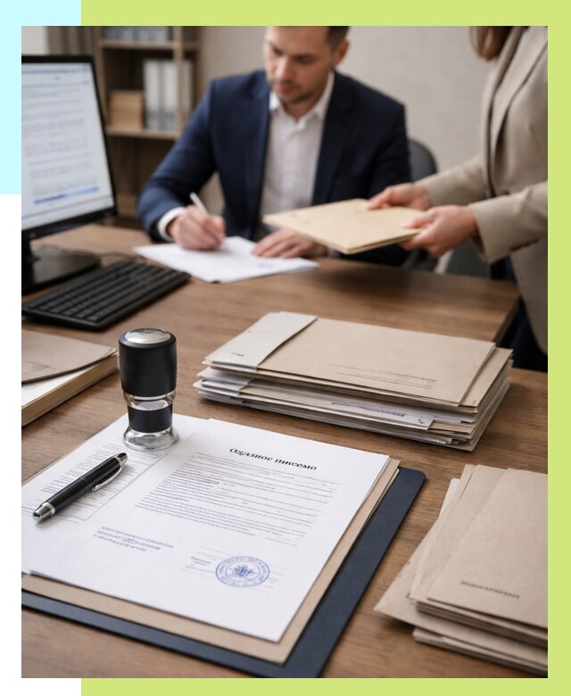 Отказное письмо для таможни в Пугачёве от 3048 р, Алешин-Пгч