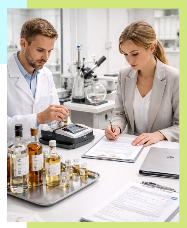 Заключение о спиртосодержании в Пугачёве, от 5080 р., Алешин-Пгч