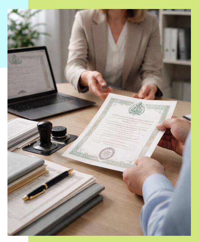 Халяль сертификат в Пугачёве, получить от 15240 р. | Алешин-Пгч