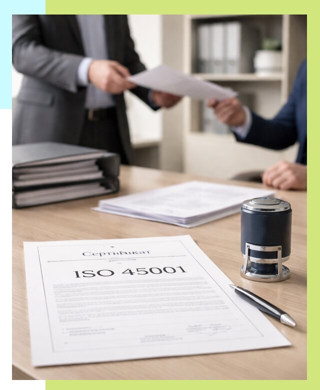 Сертификат ISO 45001 в Пугачёве под ключ от 45720 р. | Алешин-Пгч