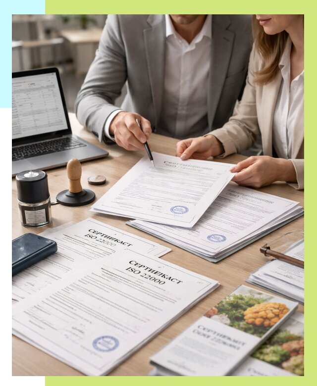 Сертификат ISO 22000 в Пугачёве от 40640 р. под ключ | Алешин-Пгч