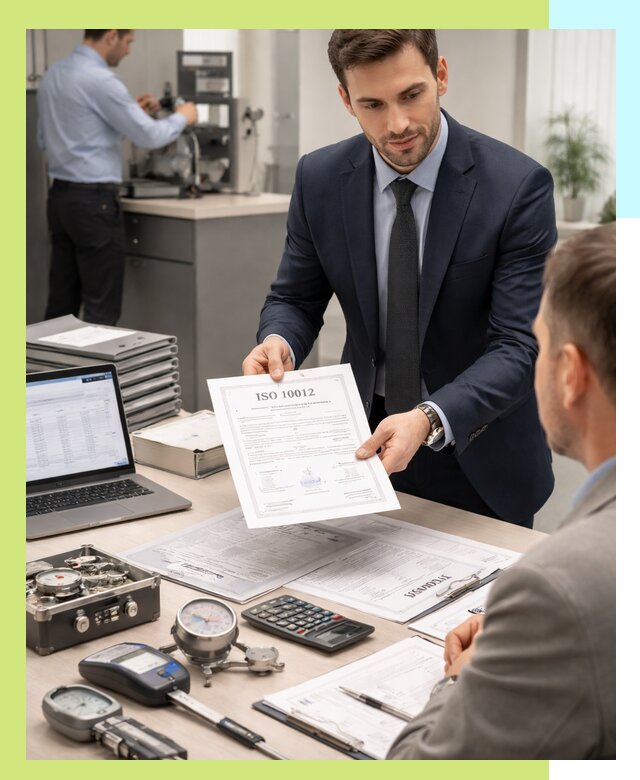 Выдача сертификата ISO 10012 по требованиям метрологии в Пугачёве